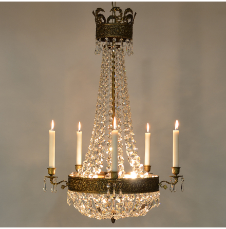 Gustaviansk kristallkrona Stora Bj�rnen 37